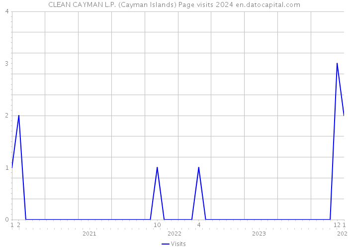 CLEAN CAYMAN L.P. (Cayman Islands) Page visits 2024 
