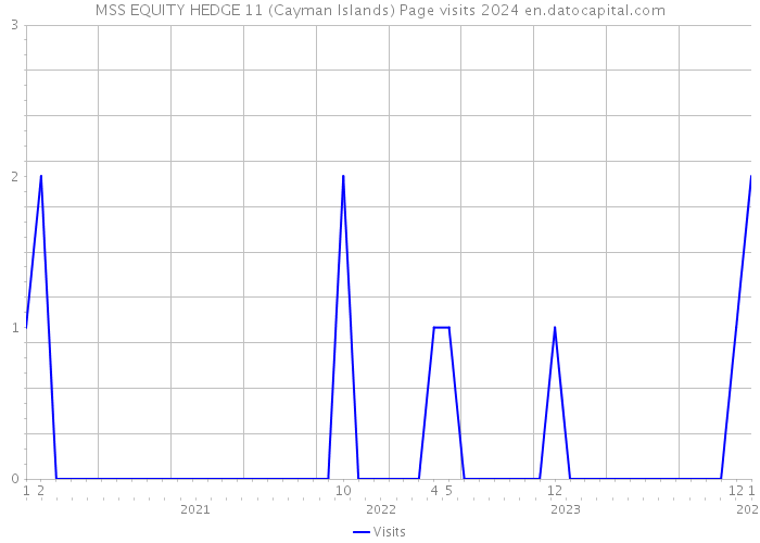MSS EQUITY HEDGE 11 (Cayman Islands) Page visits 2024 