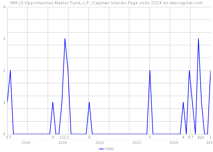 MM LS Opportunities Master Fund, L.P. (Cayman Islands) Page visits 2024 