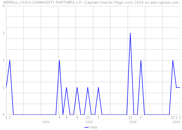 MERRILL LYNCH COMMODITY PARTNERS, L.P. (Cayman Islands) Page visits 2024 