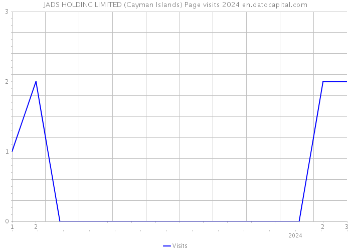 JADS HOLDING LIMITED (Cayman Islands) Page visits 2024 