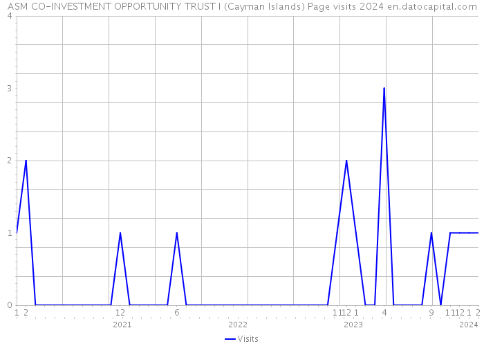 ASM CO-INVESTMENT OPPORTUNITY TRUST I (Cayman Islands) Page visits 2024 