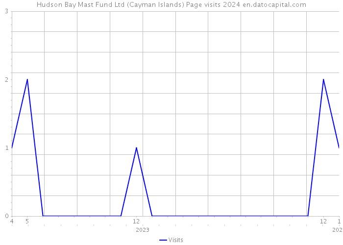 Hudson Bay Mast Fund Ltd (Cayman Islands) Page visits 2024 