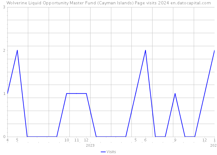 Wolverine Liquid Opportunity Master Fund (Cayman Islands) Page visits 2024 