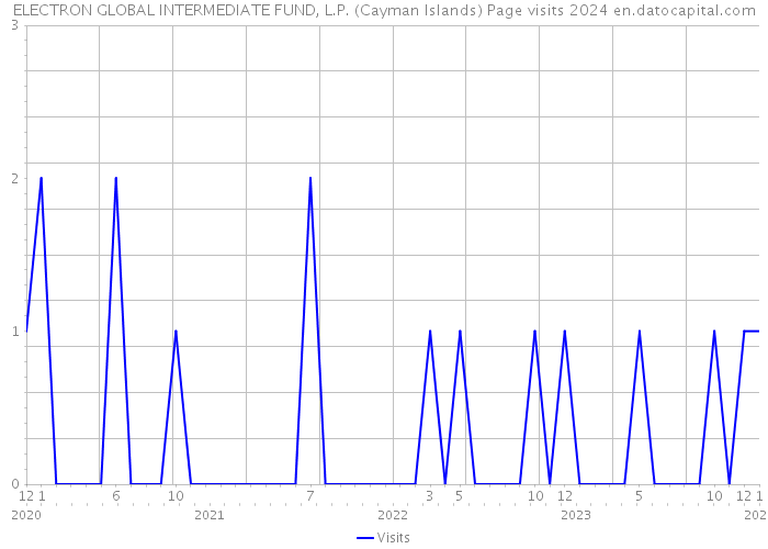 ELECTRON GLOBAL INTERMEDIATE FUND, L.P. (Cayman Islands) Page visits 2024 
