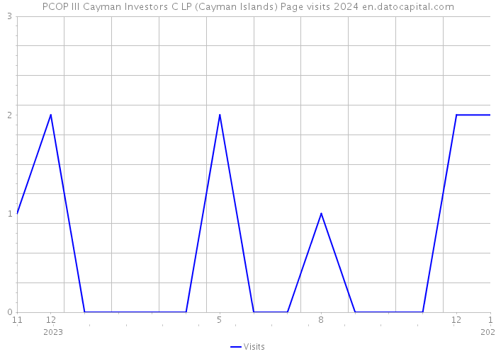 PCOP III Cayman Investors C LP (Cayman Islands) Page visits 2024 