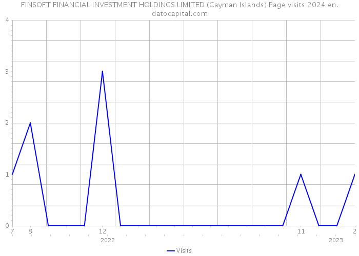 FINSOFT FINANCIAL INVESTMENT HOLDINGS LIMITED (Cayman Islands) Page visits 2024 