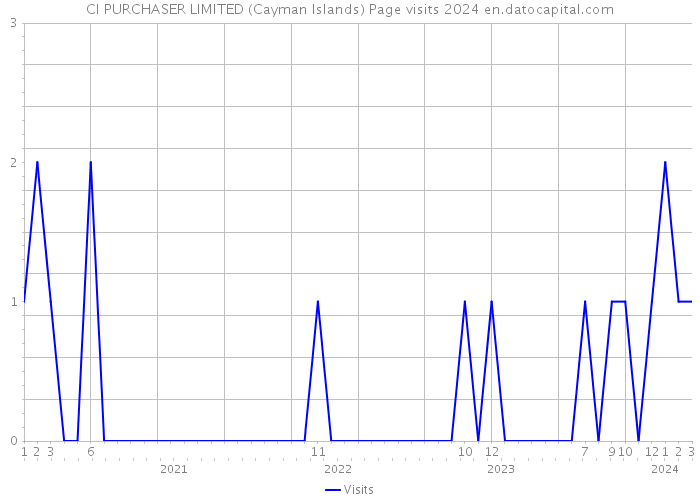 CI PURCHASER LIMITED (Cayman Islands) Page visits 2024 