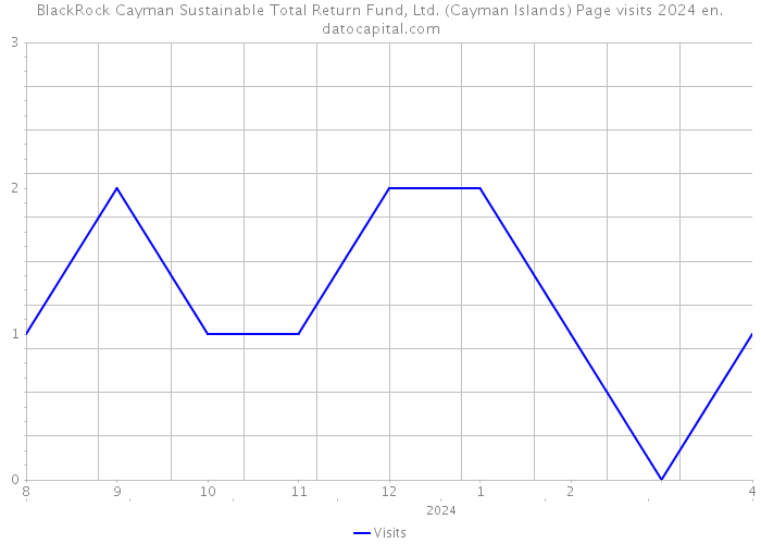BlackRock Cayman Sustainable Total Return Fund, Ltd. (Cayman Islands) Page visits 2024 