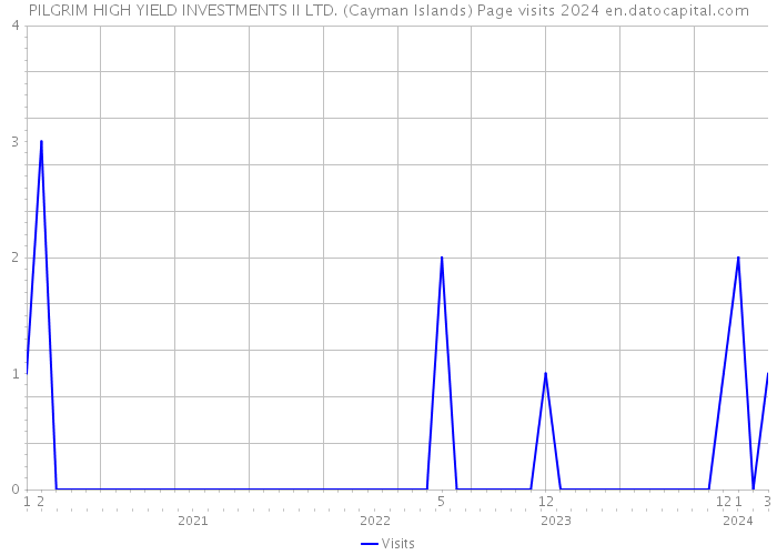 PILGRIM HIGH YIELD INVESTMENTS II LTD. (Cayman Islands) Page visits 2024 