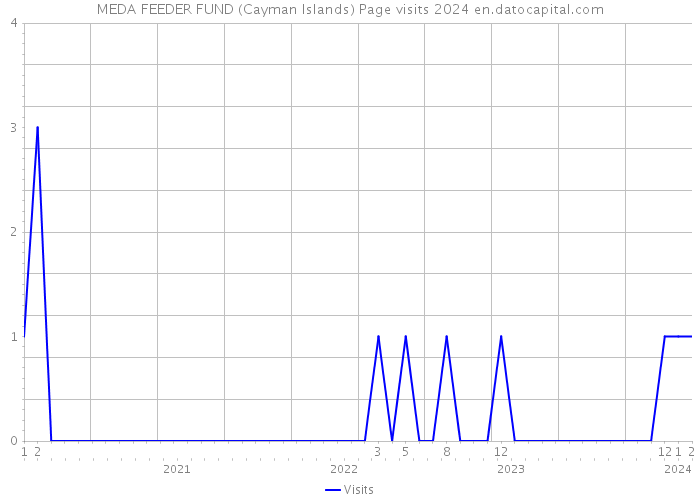 MEDA FEEDER FUND (Cayman Islands) Page visits 2024 