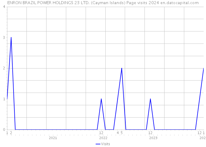ENRON BRAZIL POWER HOLDINGS 23 LTD. (Cayman Islands) Page visits 2024 