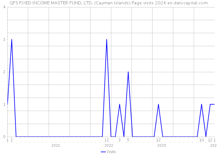 QFS FIXED INCOME MASTER FUND, LTD. (Cayman Islands) Page visits 2024 