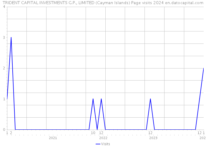 TRIDENT CAPITAL INVESTMENTS G.P., LIMITED (Cayman Islands) Page visits 2024 