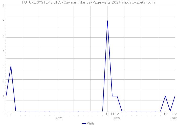 FUTURE SYSTEMS LTD. (Cayman Islands) Page visits 2024 