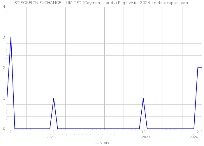 BT FOREIGN EXCHANGE II LIMITED (Cayman Islands) Page visits 2024 