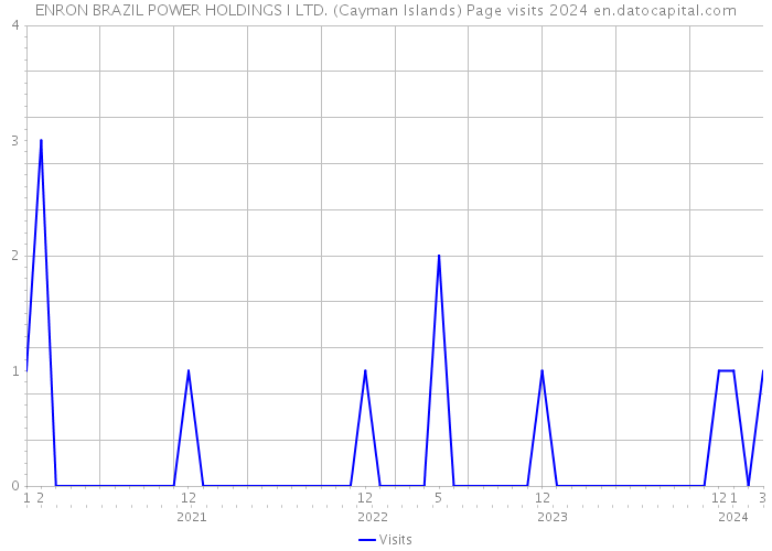 ENRON BRAZIL POWER HOLDINGS I LTD. (Cayman Islands) Page visits 2024 