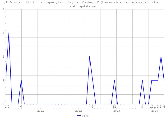J.P. Morgan - BCL China Property Fund Cayman Master, L.P. (Cayman Islands) Page visits 2024 
