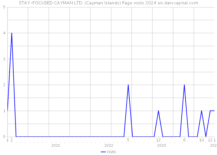 STAY-FOCUSED CAYMAN LTD. (Cayman Islands) Page visits 2024 
