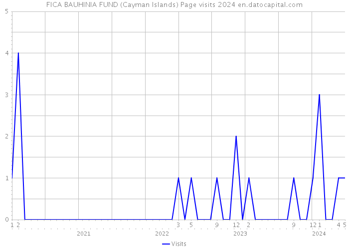 FICA BAUHINIA FUND (Cayman Islands) Page visits 2024 