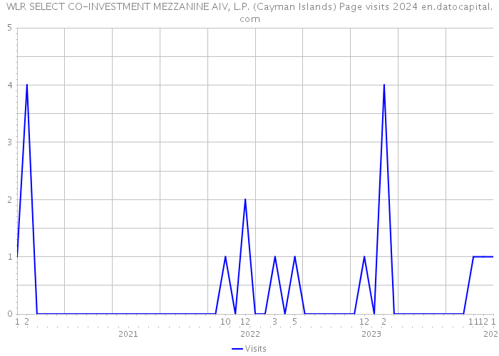WLR SELECT CO-INVESTMENT MEZZANINE AIV, L.P. (Cayman Islands) Page visits 2024 