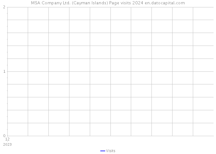 MSA Company Ltd. (Cayman Islands) Page visits 2024 