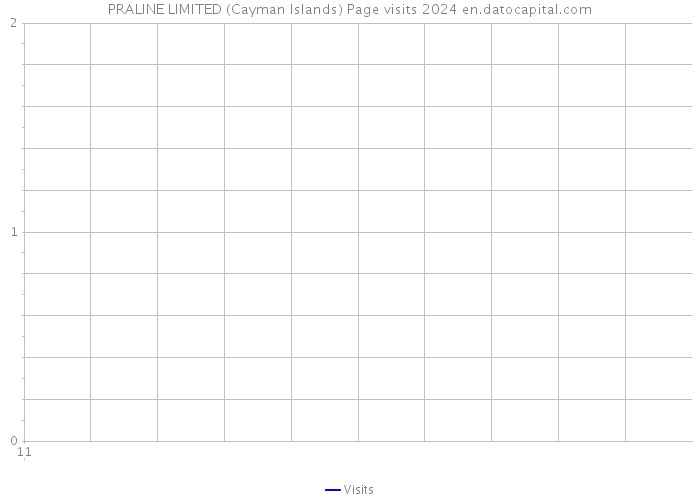 PRALINE LIMITED (Cayman Islands) Page visits 2024 