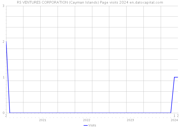 RS VENTURES CORPORATION (Cayman Islands) Page visits 2024 