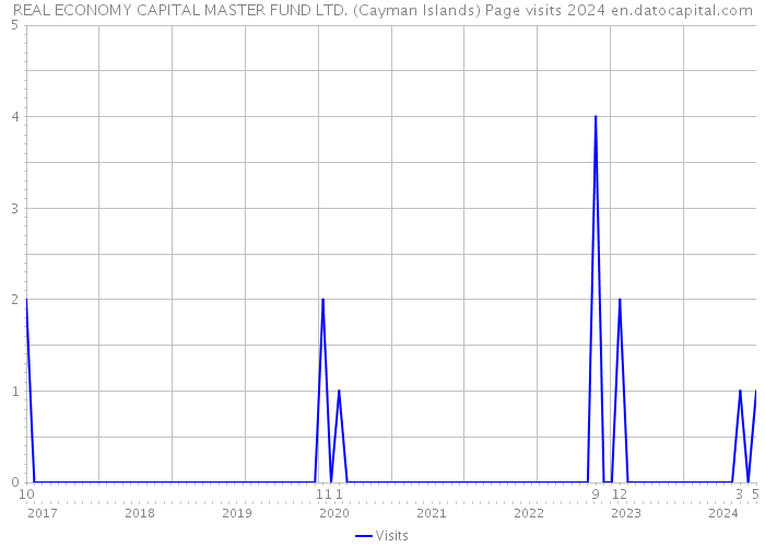 REAL ECONOMY CAPITAL MASTER FUND LTD. (Cayman Islands) Page visits 2024 