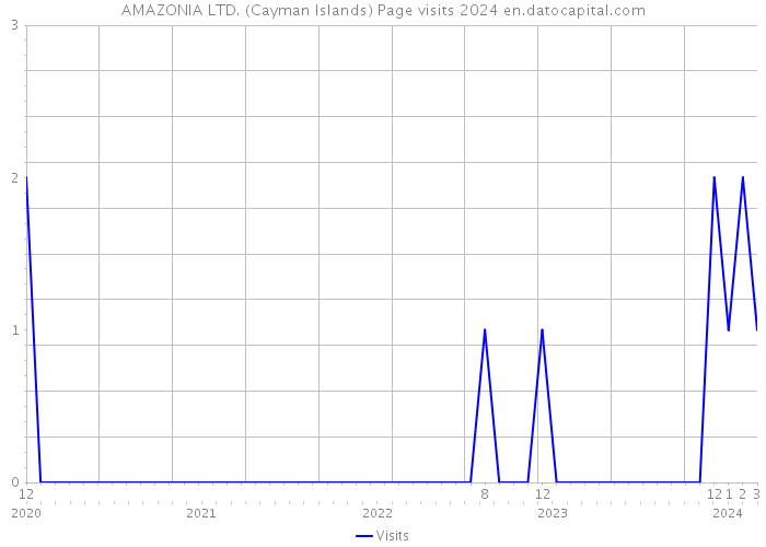 AMAZONIA LTD. (Cayman Islands) Page visits 2024 