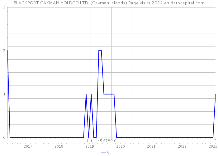 BLACKPORT CAYMAN HOLDCO LTD. (Cayman Islands) Page visits 2024 