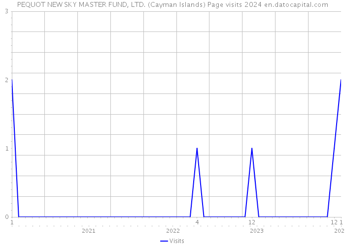 PEQUOT NEW SKY MASTER FUND, LTD. (Cayman Islands) Page visits 2024 