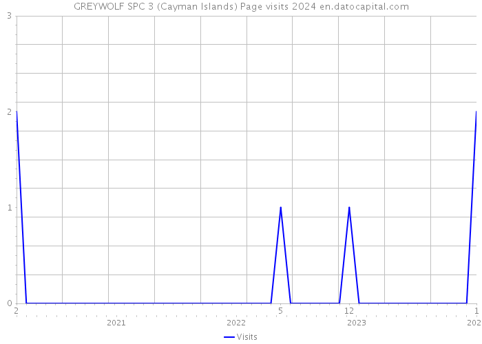 GREYWOLF SPC 3 (Cayman Islands) Page visits 2024 