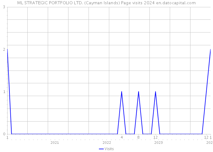 ML STRATEGIC PORTFOLIO LTD. (Cayman Islands) Page visits 2024 