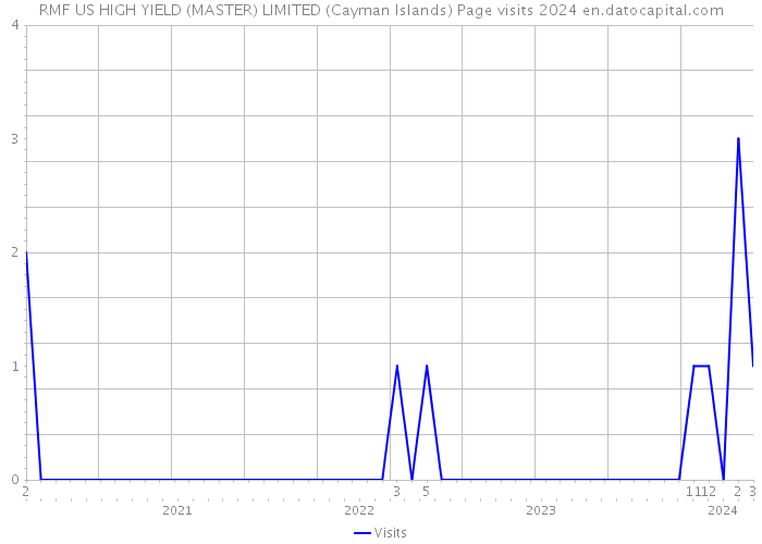 RMF US HIGH YIELD (MASTER) LIMITED (Cayman Islands) Page visits 2024 