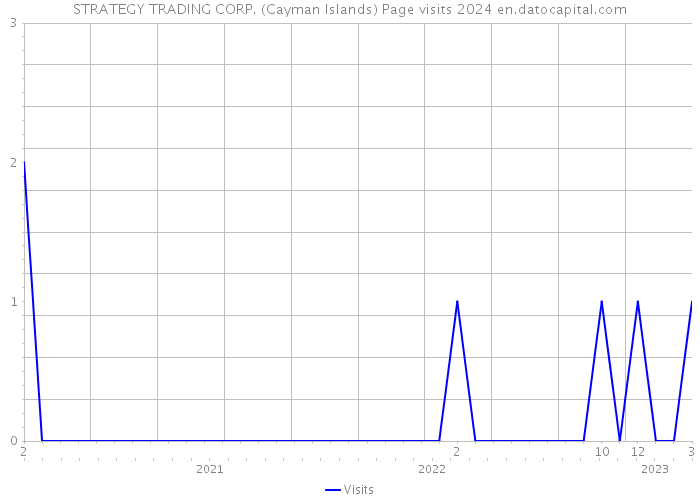 STRATEGY TRADING CORP. (Cayman Islands) Page visits 2024 