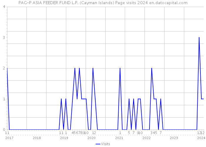 PAG-P ASIA FEEDER FUND L.P. (Cayman Islands) Page visits 2024 