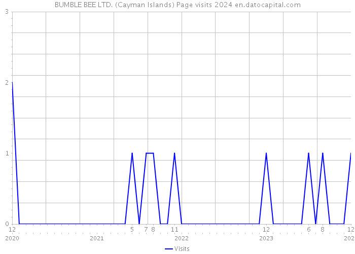 BUMBLE BEE LTD. (Cayman Islands) Page visits 2024 