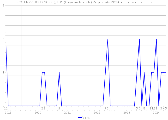BCC ENXP HOLDINGS (L), L.P. (Cayman Islands) Page visits 2024 