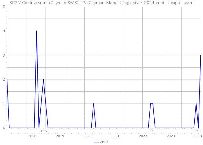 BCP V Co-Investors (Cayman SW B) L.P. (Cayman Islands) Page visits 2024 