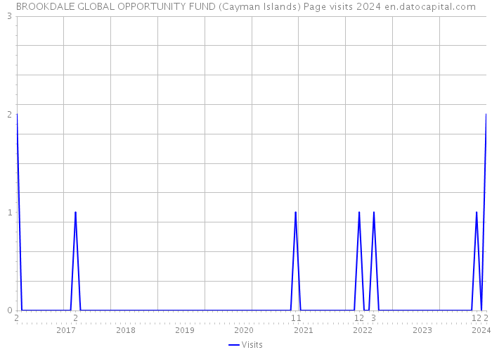 BROOKDALE GLOBAL OPPORTUNITY FUND (Cayman Islands) Page visits 2024 