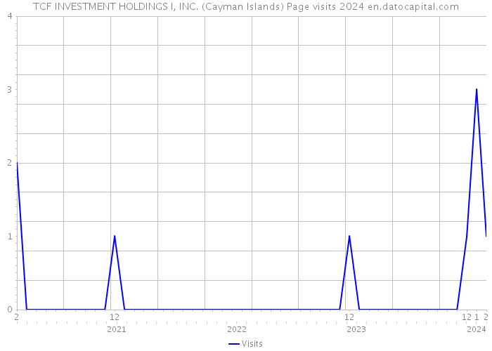 TCF INVESTMENT HOLDINGS I, INC. (Cayman Islands) Page visits 2024 