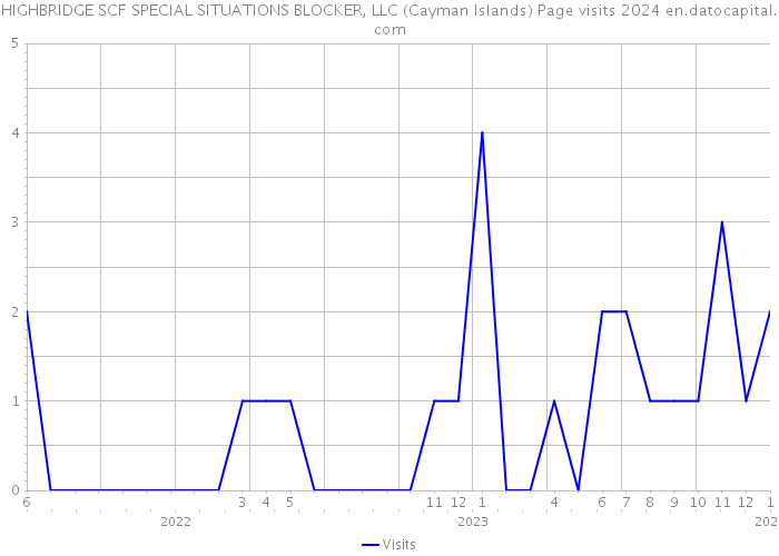 HIGHBRIDGE SCF SPECIAL SITUATIONS BLOCKER, LLC (Cayman Islands) Page visits 2024 