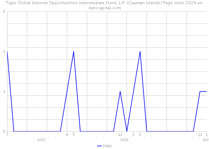 Tiger Global Internet Opportunities Intermediate Fund, L.P. (Cayman Islands) Page visits 2024 