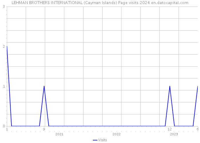 LEHMAN BROTHERS INTERNATIONAL (Cayman Islands) Page visits 2024 