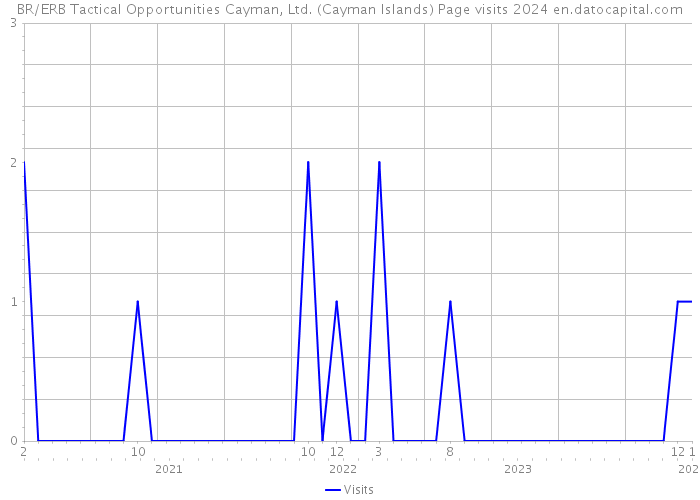 BR/ERB Tactical Opportunities Cayman, Ltd. (Cayman Islands) Page visits 2024 