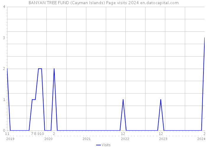 BANYAN TREE FUND (Cayman Islands) Page visits 2024 