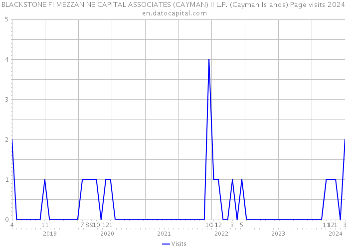 BLACKSTONE FI MEZZANINE CAPITAL ASSOCIATES (CAYMAN) II L.P. (Cayman Islands) Page visits 2024 