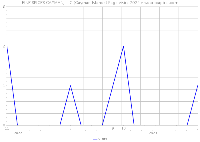 FINE SPICES CAYMAN, LLC (Cayman Islands) Page visits 2024 