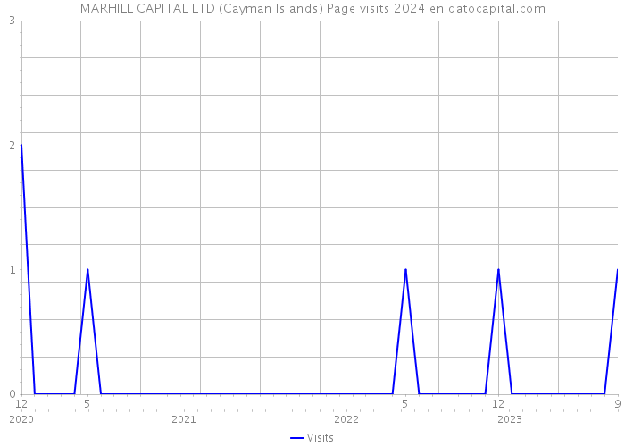 MARHILL CAPITAL LTD (Cayman Islands) Page visits 2024 